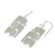 Sterling silver dangle earrings, 'Elephant Stack' - Sterling Silver Dangle Earrings (image 2b) thumbail