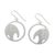 Sterling silver dangle earrings, 'Modern Elephant' - Unique Sterling Silver Dangle Earrings