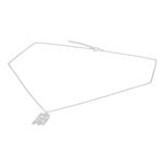 Sterling silver pendant necklace, 'Elephant Stack' - Sterling Silver Pendant Necklace