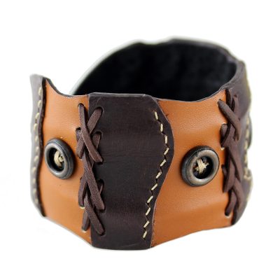 Unique Leather Cuff Bracelet
