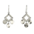 Sterling silver chandelier earrings, 'Joyous Sound' - Fair Trade Sterling Silver Chandelier Earrings