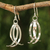Sterling silver dangle earrings, 'Sea Vision' - Sterling Silver Dangle Earrings thumbail