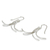 Sterling silver dangle earrings, 'Sea Vision' - Sterling Silver Dangle Earrings (image 2b) thumbail