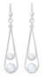 Sterling silver dangle earrings, 'Empathy' - Modern Sterling Silver Dangle Earrings (image 2a) thumbail