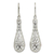 Sterling silver dangle earrings, 'Thai Lace' - Hand Made Sterling Silver Dangle Earrings thumbail