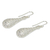 Sterling silver dangle earrings, 'Thai Lace' - Hand Made Sterling Silver Dangle Earrings (image 2b) thumbail