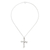 Sterling silver cross necklace, 'Gothic Lace' - Sterling Silver Cross Necklace (image p171597) thumbail