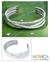 Sterling silver cuff bracelet, 'Trio' - Sterling Silver Cuff Bracelet (image 2) thumbail
