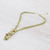 Pearl and smoky quartz pendant necklace, 'Verdant Fascination' - Fair Trade Pearl Pendant Necklace (image 2c) thumbail
