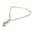 Pearl and smoky quartz pendant necklace, 'Verdant Fascination' - Fair Trade Pearl Pendant Necklace (image 2e) thumbail