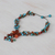 Agate and carnelian Y necklace, 'Summer Flower' - Agate and Carnelian Y Necklace (image 2c) thumbail