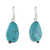 Dangle earrings, 'Song of the Sky' - Turquoise Colored Dangle Earrings