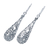 Sterling silver dangle earrings, 'Tropical Pineapple' - Handmade Sterling Silver Dangle Earrings (image 2b) thumbail