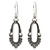 Sterling silver dangle earrings, 'Good Fortune' - Sterling Silver Dangle Earrings