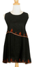 Cotton blouse, 'Layers in Black' - Embroidered Cotton Sleeveless Blouse thumbail
