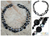 Onyx and tourmalinated quartz beaded necklace, 'Opulent Black' - Beaded Quartz and Onyx Necklace thumbail