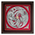 Aluminum repousse panel, 'The Dragon and the Phoenix II' - Hand Crafted aluminium Repousse Relief Panel thumbail