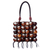 Coconut shell handbag, 'Coco Art' - Coconut shell handbag