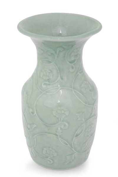Celadon Ceramic Vase