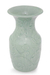 Celadon ceramic vase, 'Floral Fantasy' - Celadon Ceramic Vase (image 2a) thumbail