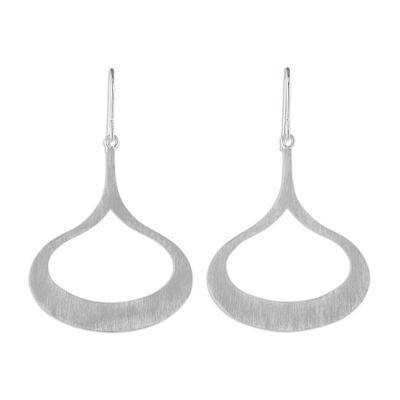 Sterling silver dangle earrings, 'Fascination' - Sterling Silver Dangle Earrings