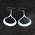 Sterling silver dangle earrings, 'Fascination' - Sterling Silver Dangle Earrings (image 2b) thumbail