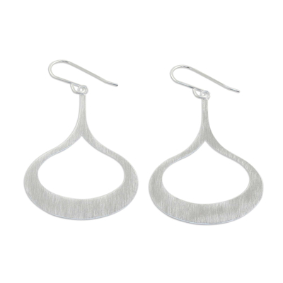 Sterling silver dangle earrings, 'Fascination' - Sterling Silver Dangle Earrings