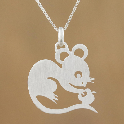 chinese zodiac rat necklace