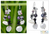 Pearl and onyx dangle earrings, 'Chimes' - Beaded Pearl and Onyx Earrings thumbail