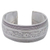 Sterling silver cuff bracelet, 'Floral Imagination' - Sterling silver cuff bracelet thumbail