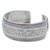 Sterling silver cuff bracelet, 'Floral Imagination' - Sterling silver cuff bracelet (image 2b) thumbail