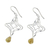 Citrine dangle earrings, 'Starshine' - Citrine Dangle Earrings (image 2e) thumbail