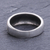 Sterling silver band ring, 'Moon Magic' - Hand Made Sterling Silver Band Ring from Thailand (image 2c) thumbail