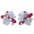 Pendientes flor perla - Pendientes flor perla