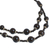 Coconut shell beaded necklace, 'Forest Fiesta' - Unique Coconut Shell Beaded Necklace (image 2c) thumbail
