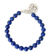 Lapis lazuli beaded bracelet, 'Sukhasana Happiness' - Handcrafted Lapis Lazuli Yoga Bracelet thumbail