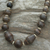 Coconut shell beaded necklace, 'Coco Breeze' - Unique Wood and Coconut Shell Beaded Necklace (image 2) thumbail