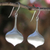 Sterling silver dangle earrings, 'Winter Song' - Fair Trade Sterling Silver Dangle Earrings