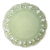 Celadon ceramic plate, 'Parade' - Celadon ceramic plate