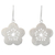 Sterling silver flower earrings, 'Plum Blossom Spring' - Sterling Silver Flower Earrings (image 2a) thumbail