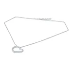 Sterling silver pendant necklace, 'Living Love' - Fair Trade Heart Shaped Sterling Silver Pendant Necklace