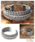 Silver cuff bracelet, 'Ebb and Flow' - Silver cuff bracelet thumbail