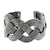 Sterling silver cuff bracelet, 'Lanna Magnificence' - Sterling silver cuff bracelet (image 2a) thumbail