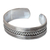 Sterling silver cuff bracelet, 'Wisdoms' - Handmade Sterling Silver Cuff Bracelet thumbail