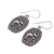 Sterling silver flower earrings, 'Elephant Roses' - Sterling silver flower earrings (image 2c) thumbail