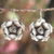 Silver flower earrings, 'Chiang Mai Jasmine' - Artisan Crafted Silver Drop Earrings thumbail
