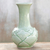 Celadon ceramic vase, 'Jade Lotus' - Celadon ceramic vase (image 2) thumbail