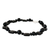 Onyx-Perlenkette, 'Schwarze Lilie'. - Perlen-Onyx-Halskette aus Thailand