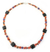 Onyx and amethyst beaded necklace, 'Autumn Orchid' - Onyx and Amethyst Beaded Necklace (image 2a) thumbail