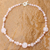 Pearl and rose quartz beaded necklace, 'Thai Romance' - Unique Beaded Pearl and Rose Quartz Necklace (image p182395) thumbail
